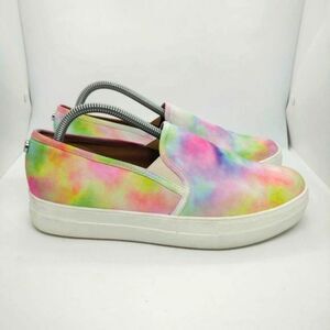 Steve Madden Toshe Multicolor Slip On‎ Sneakers Womens Size 10 Shoes Casual